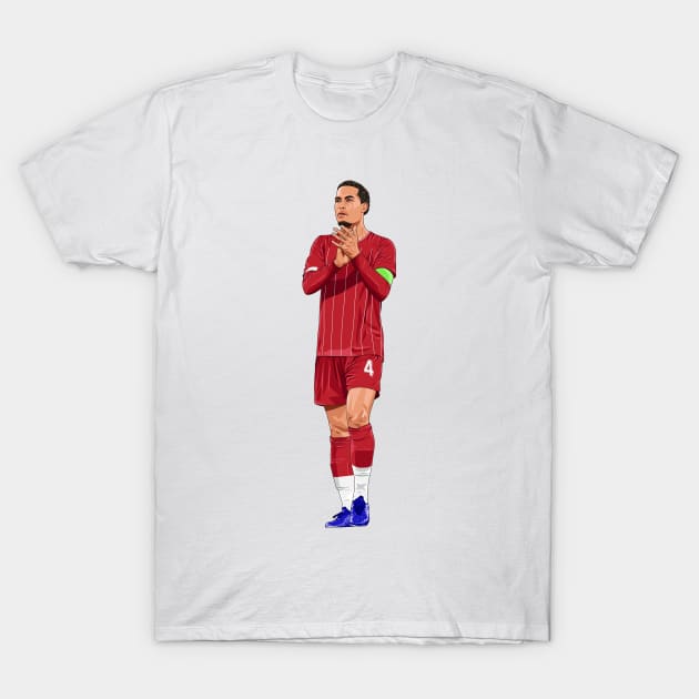 Virgil van Dijk T-Shirt by Ades_194